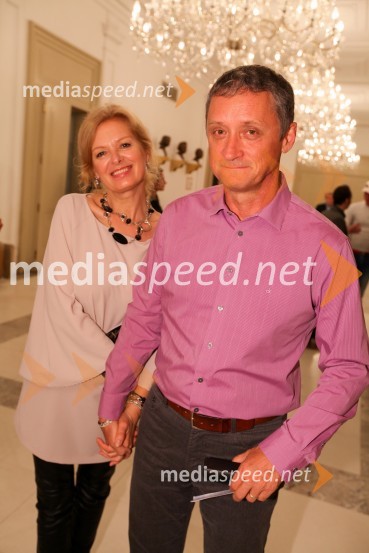 Bernarda Popelar Lesjak in&nbsp;prof. dr. Dušan Lesjak, Mednarodna fakulteta za družbene in poslovne študijeJohn Gabriel Borkman, premiera predstave SNG Maribor