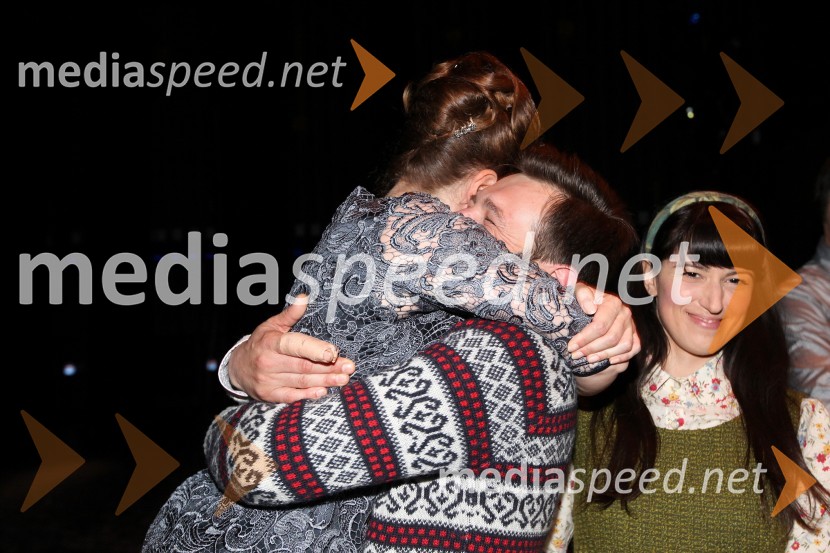 Maša Žilavec; Viktor Meglič, igralcaJohn Gabriel Borkman, premiera predstave SNG Maribor