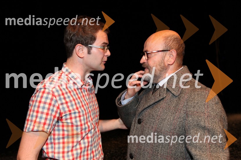 ...; Vlado Novak, igralecJohn Gabriel Borkman, premiera predstave SNG Maribor