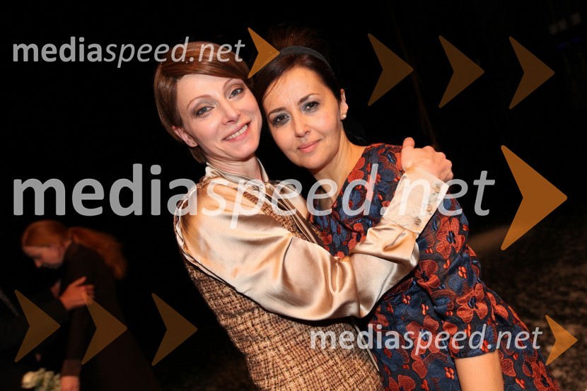 Nataša Matjašec Rošker; Ksenija Mišič, igralkiJohn Gabriel Borkman, premiera predstave SNG Maribor