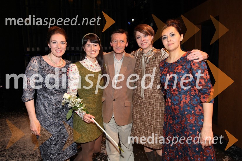 Maša Žilavec;&nbsp;Eva Kraš, igralki; Vili Ravnjak, umetniški direktor Drame SNG Maribor;&nbsp;Nataša Matjašec Rošker; Ksenija Mišič, igralkiJohn Gabriel Borkman, premiera predstave SNG Maribor