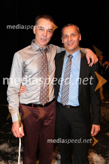 Igor Samobor, igralec; Danilo Rošker, direktor SNG MariborJohn Gabriel Borkman, premiera predstave SNG Maribor