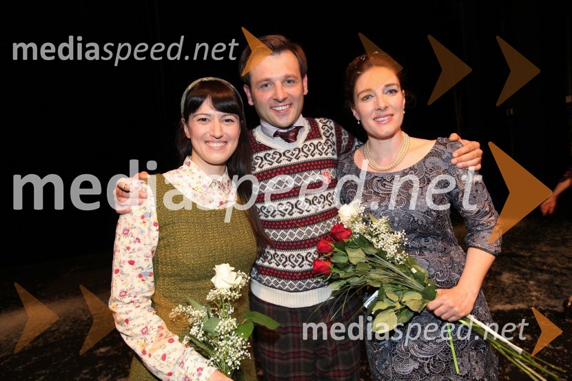 Eva Kraš;&nbsp;Viktor Meglič;&nbsp;Maša Žilavec, igralciJohn Gabriel Borkman, premiera predstave SNG Maribor