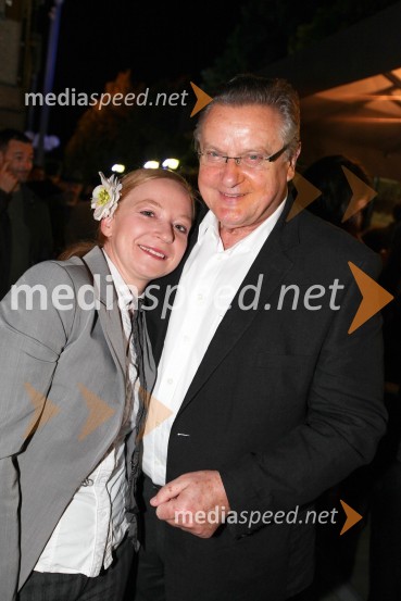 Mateja Pucko, igralka; Dušan Mlakar, režiserJohn Gabriel Borkman, premiera predstave SNG Maribor