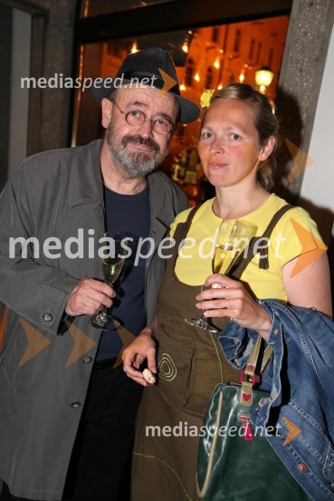 Vlado Novak, igralec; Mojca SimoničJohn Gabriel Borkman, premiera predstave SNG Maribor