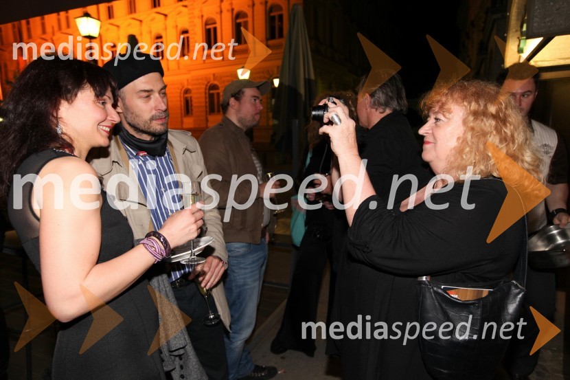 ...;&nbsp;Rene Maurin, režiser; Alenka Cilenšek, igralkaJohn Gabriel Borkman, premiera predstave SNG Maribor