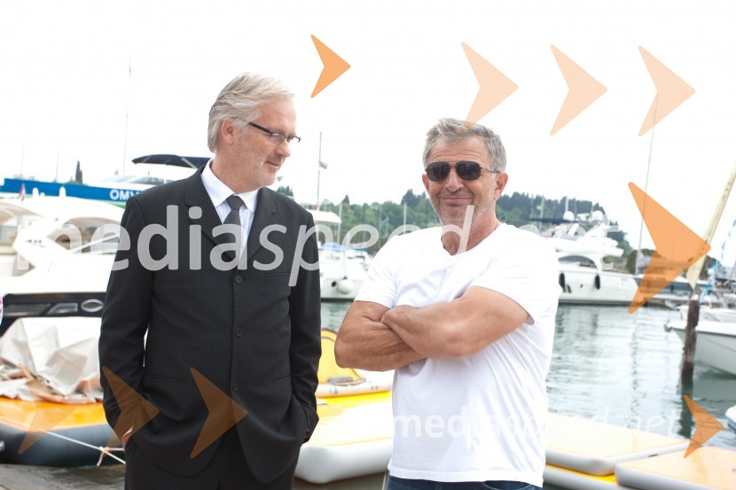 Jurij Korenc, idejni oče ter izvršni direktor Internautice; Japec Jakopin, SeawayInternautica 2013, otvoritev