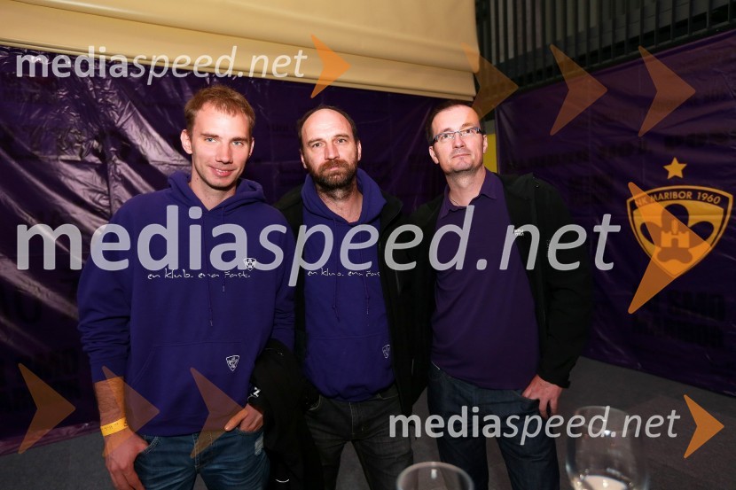 Mišo Glodež; Zoran Glodež; Bojan GustinčičPoslovni klub NK Maribor in VIP ob naslovu prvakov