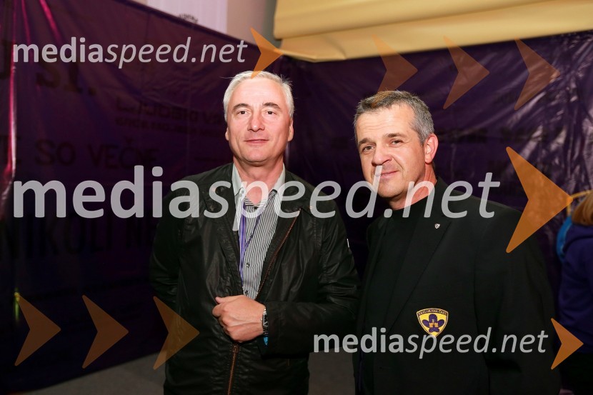 Slavko Pernek, član upravnega odbora podjetja Varnost Maribor; Uroš Skuhala  Poslovni klub NK Maribor in VIP ob naslovu prvakov