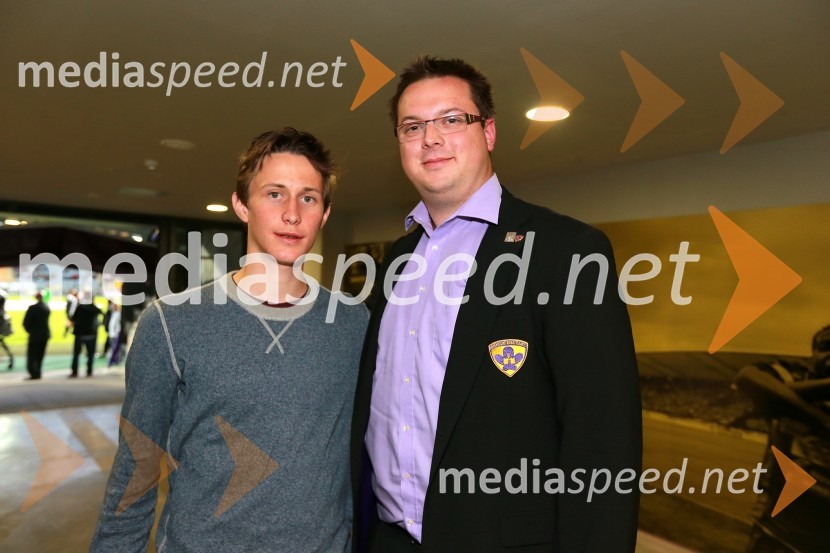 Peter Prevc, smučarski skakalec;  Miha Jarc, avto JarcPoslovni klub NK Maribor in VIP ob naslovu prvakov