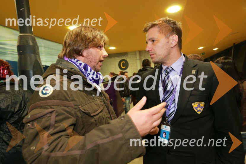 Kristjan Petek, Klima Petek; Stipe Jerič, generalni direktor televizije RTSPoslovni klub NK Maribor in VIP ob naslovu prvakov