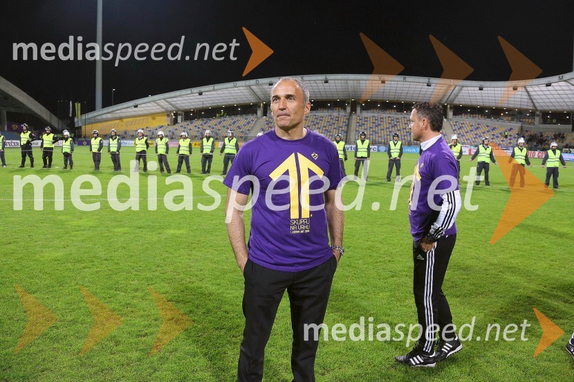 Darko Milanič, trener NK MariborNK Maribor enajstič prvak Slovenije ob zmagi nad NK Olimpija