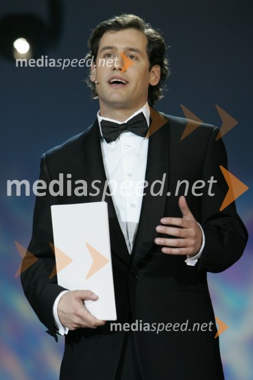 Peter Poles, televizijski voditeljEMA 2007, 1. polfinalni večer