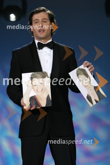 Peter Poles, televizijski voditeljEMA 2007, 1. polfinalni večer