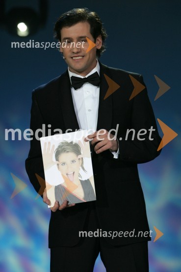 Peter Poles, televizijski voditeljEMA 2007, 1. polfinalni večer