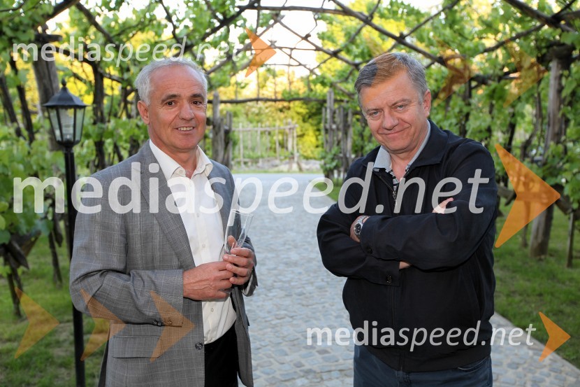 Anton Mlakar, direktor VAR d.d.; Jože Caf, EltiGornja Radgona - Mesto sejmov in penine, srečanje projektne skupine
