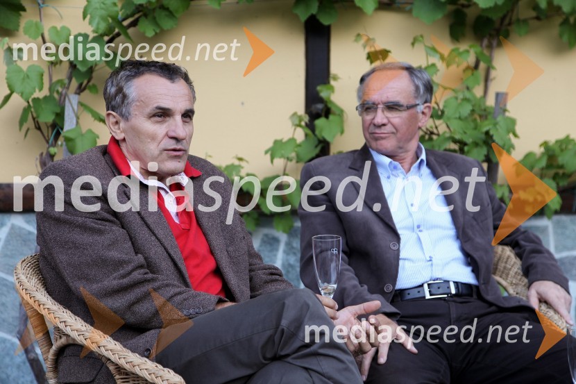 Branko Kurbus, predsednik uprave Arcont d.d.; Janez Erjavec, direktor Pomurskega sejmaGornja Radgona - Mesto sejmov in penine, srečanje projektne skupine
