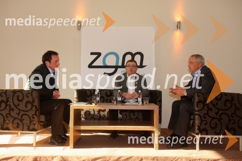 Aleš Pregl, novinar;&nbsp; dr. Andrej Fištravec, župan MOM; Željko Vogrin, načelnik upravne enote MO MariborAndrej Fištravec in Željko Vogrin gosta Poslovnega kluba ZGM