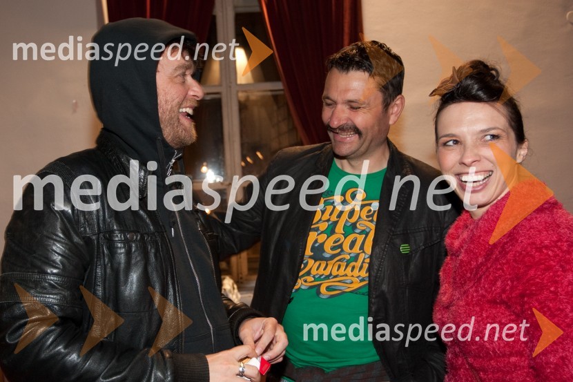Grega Skočir, Big Foot Mama; David Stonič; soproga Vesna Zornik, pevkaKoncert Big Foot Mama + Pet ta hudih