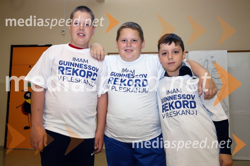 Guinnessov rekord  v množičnem pleskanju, II. OŠ Celje