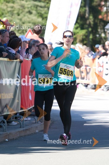 Anja Zamuda (5347); Naja Miklavc (5503)33. Maraton treh src, tekači