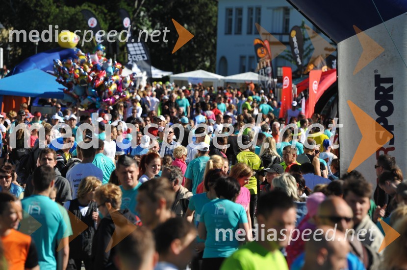 33. Maraton treh src, tekači