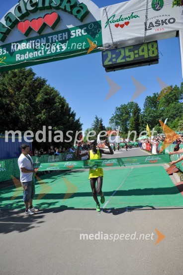 33. Maraton treh src, tekači