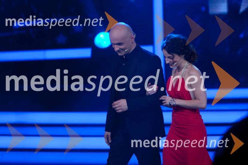 Branko Čakarmiš, član žirije; Ana Klašnja, članica žirijeSlovenija ima talent, 3. polfinalna oddaja