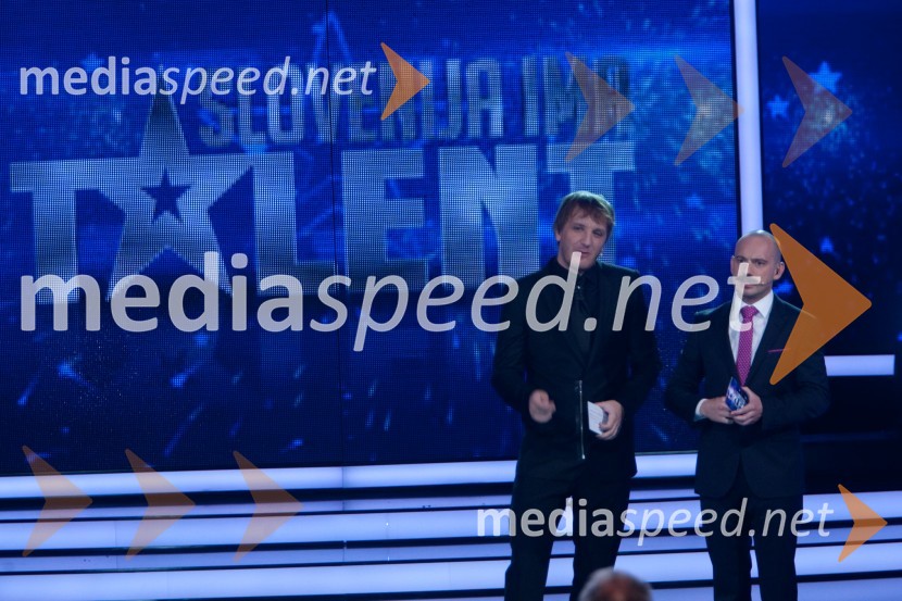 Matej Puc, voditelj; Jože Robežnik, voditeljSlovenija ima talent, 3. polfinalna oddaja