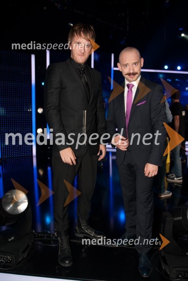 Matej Puc, voditelj; Jože Robežnik, voditeljSlovenija ima talent, 3. polfinalna oddaja