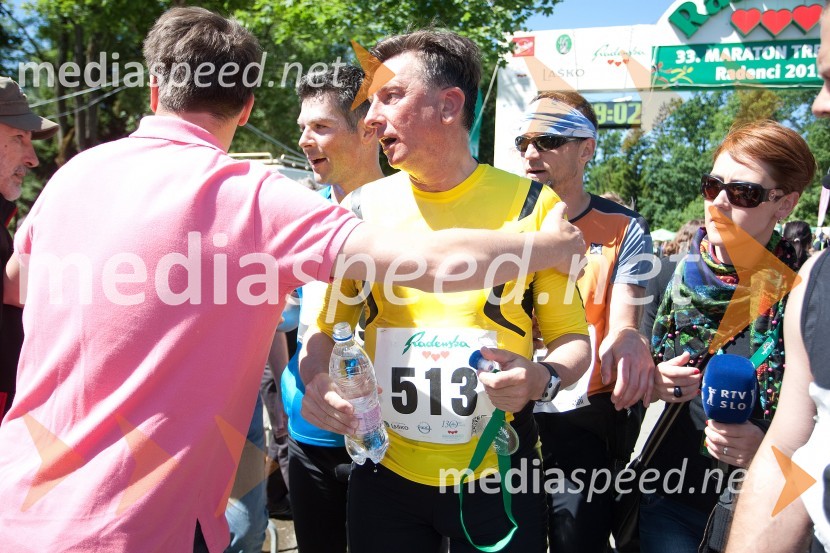 Borut Pahor, predsednik Republike Slovenije33. Maraton treh src, utrinki