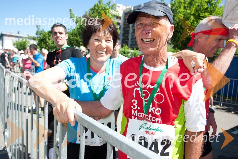 Dragica Strašek (2151); Franci Turnšek (1942)33. Maraton treh src, utrinki
