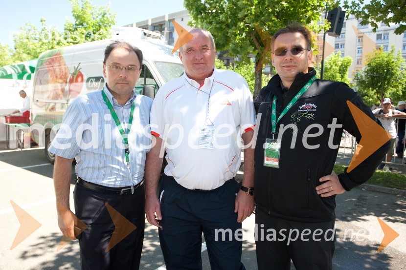 Mag. Mladen Kučiš, direktor Zdravilišča Radenci; ...;&nbsp;Gorazd Gider, direktor marketinga v Zdravilišču Radenci33. Maraton treh src, utrinki