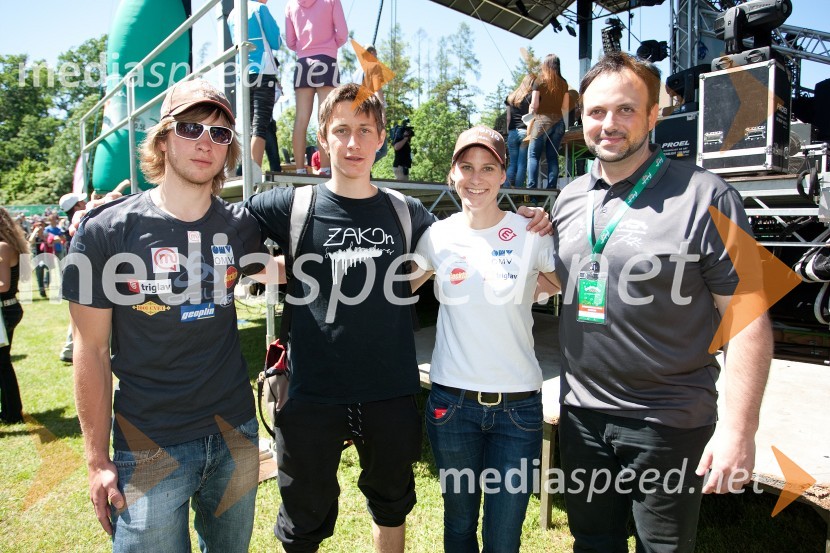 ...; Peter Prevc, smučarski skakalec; ...;&nbsp;Marko Pintarič, sekretar Maratona treh src33. Maraton treh src, utrinki