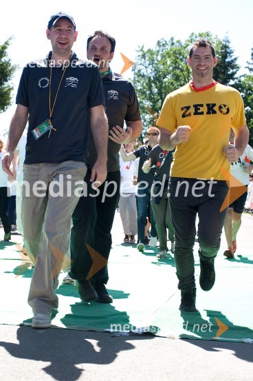 Primož Jakelj;&nbsp;Marko Pintarič, sekretar Maratona treh src; ...33. Maraton treh src, utrinki