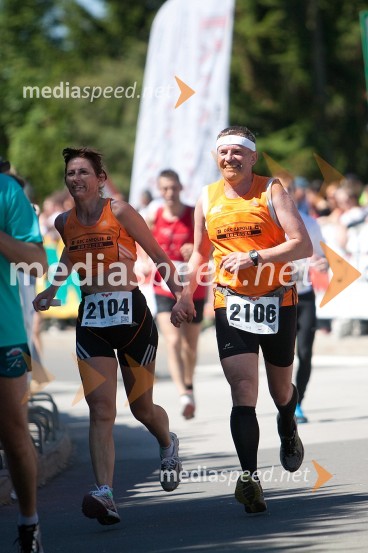Breda Kosmač (2104); Peter Kosmač (2106)33. Maraton treh src, tekači