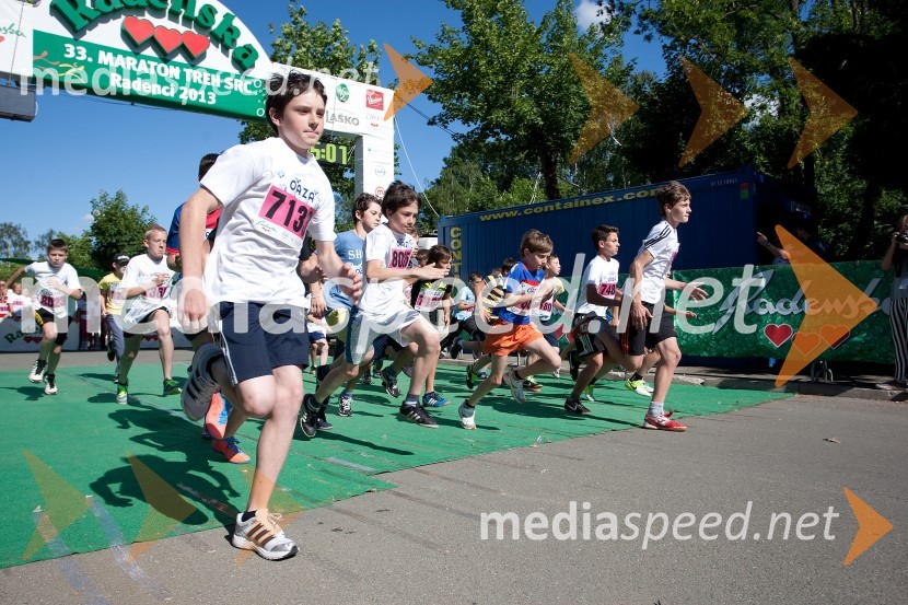 33. Maraton treh src, tekači