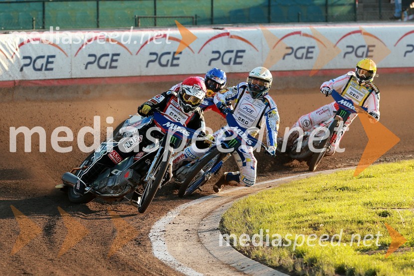 Tai Woffinden (VB); ...; Fredrik Lindgren (Šve); Andreas Jonsson (Šve)Žagar šesti na VN Češke
