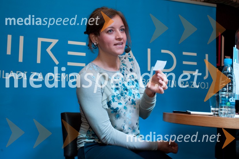 Anja Hlača Ferjančič, novinarkaVečer idej z Miranom Ališičem