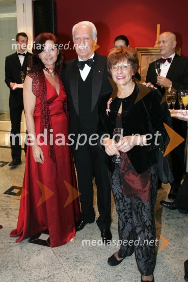 Andrej Guček, zdravnik s soprogo Neno Kopčavar Guček in ...Veliki rotarijski ples 007 Rotary Cluba Ljubljana