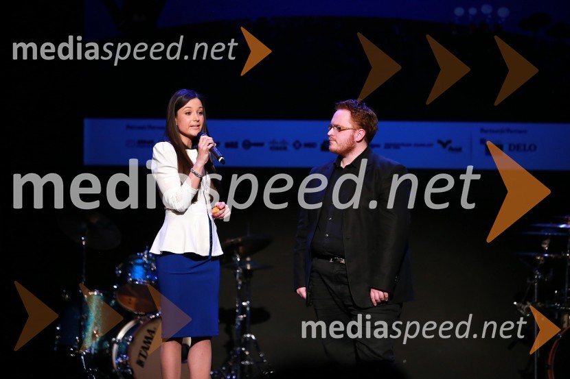 Nina Podobnik, Ministrstvo za pravosodje; Juš Miličinski, ImproligaAmCham, Top Potential of the Year 2013