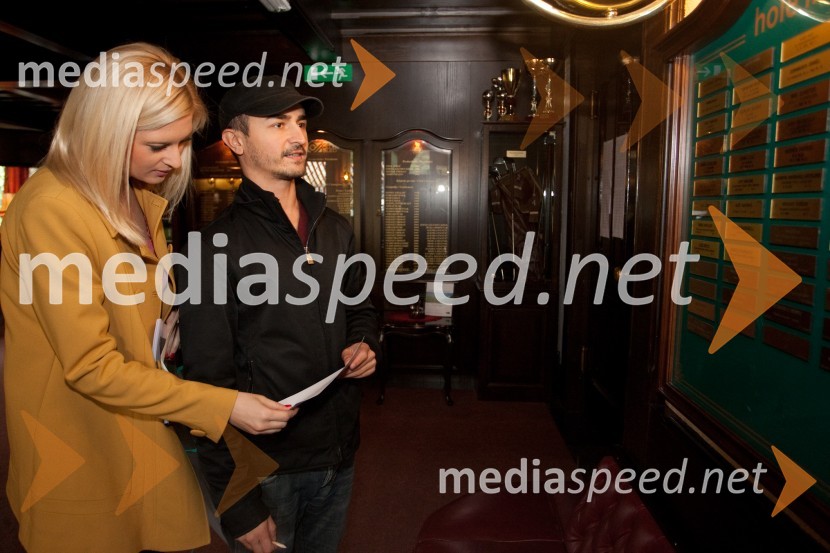 Marika Savšek, miss Universe 2010; Miki Bubulj, stand up komikVIP Rally Geoss 2013