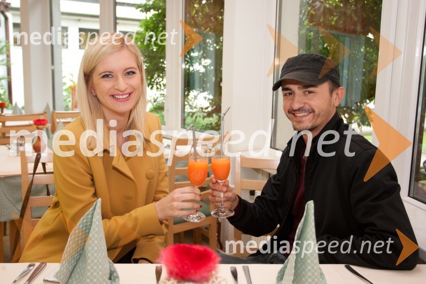 Marika Savšek, miss Universe 2010; Miki Bubulj, stand up komikVIP Rally Geoss 2013