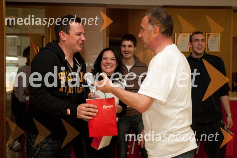 Rado Mulej, stand up komik; Primož Lemež, organizator VIP Rally GeossVIP Rally Geoss 2013