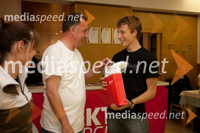 Primož Lemež, organizator VIP Rally Geoss; Jurij tepeš, smučarski skakalecVIP Rally Geoss 2013