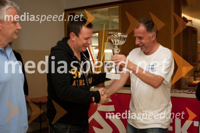 Rado Mulej, stand up komik; Primož Lemež, organizator VIP Rally GeossVIP Rally Geoss 2013