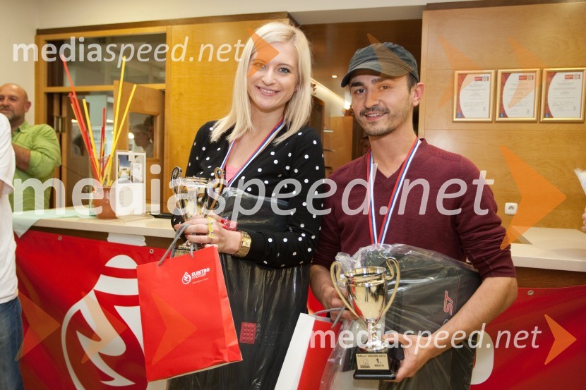 Marika Savšek, miss Universe 2010; Miki Bubulj, stand up komikVIP Rally Geoss 2013