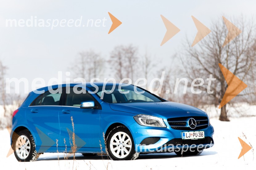 Mercedes A180 AMGMercedes-Benz A 180 CDI BlueEFFICIENCY, mediaspeed test