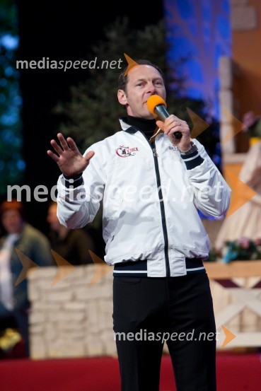 Jože Potrebuješ, član skupine ČukiNa zdravje, snemanje zadnje oddaje