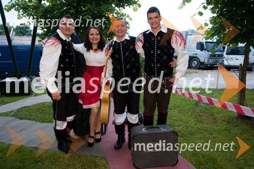 Ansambel FrančičNa zdravje, snemanje zadnje oddaje